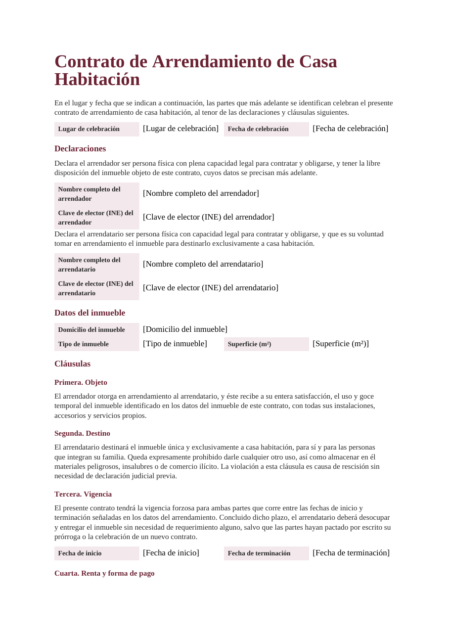 El documento que produce este formulario