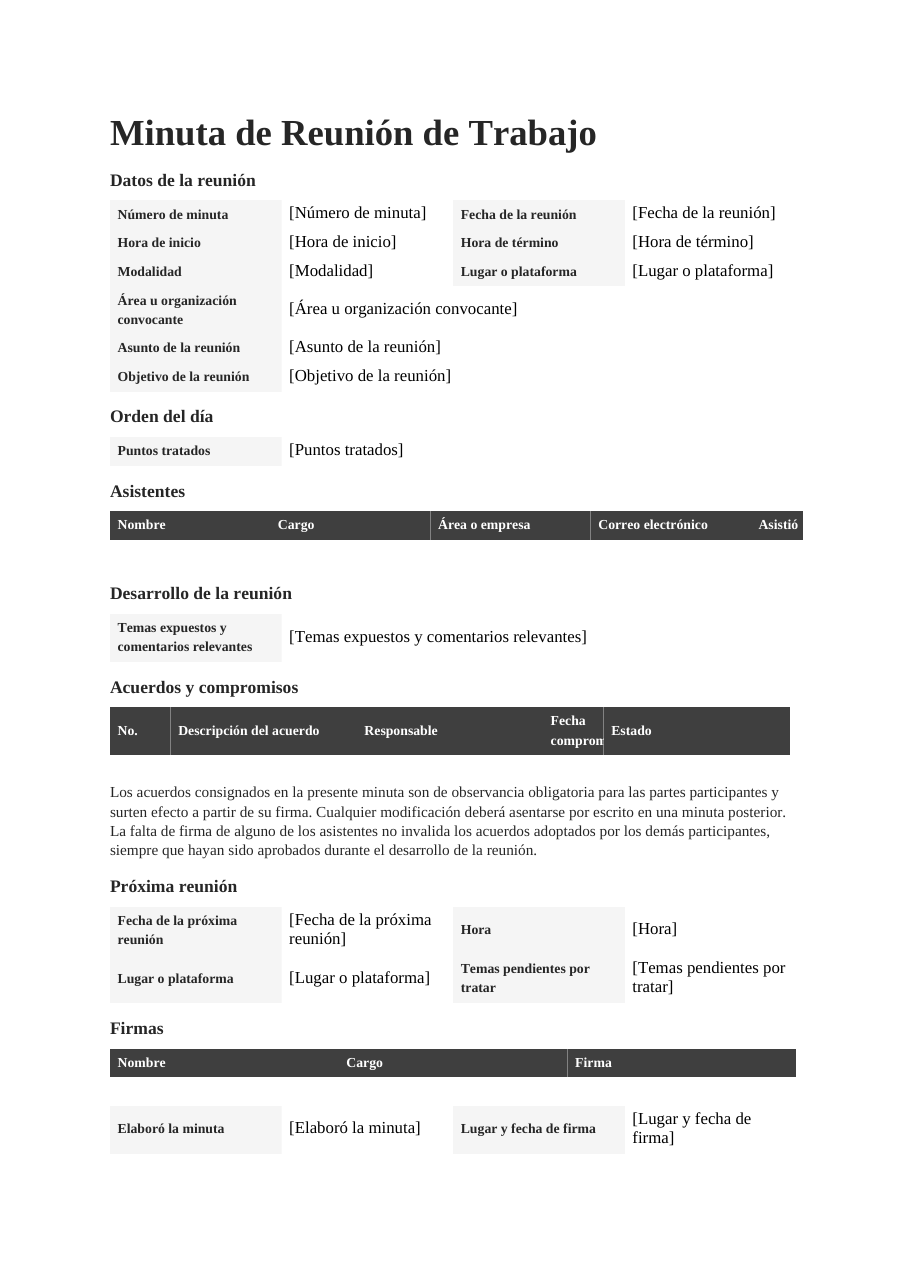 El documento que produce este formulario