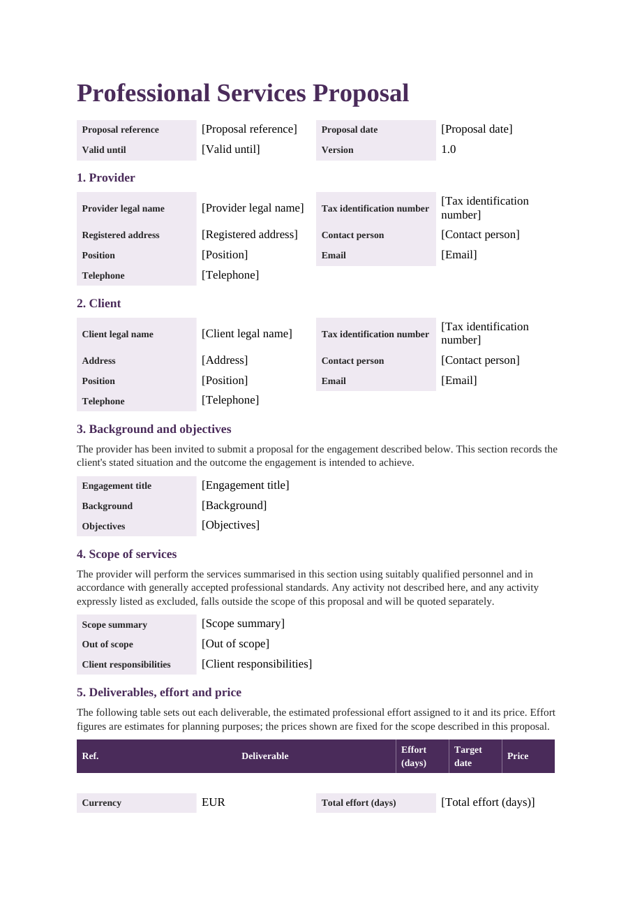 The document this form produces