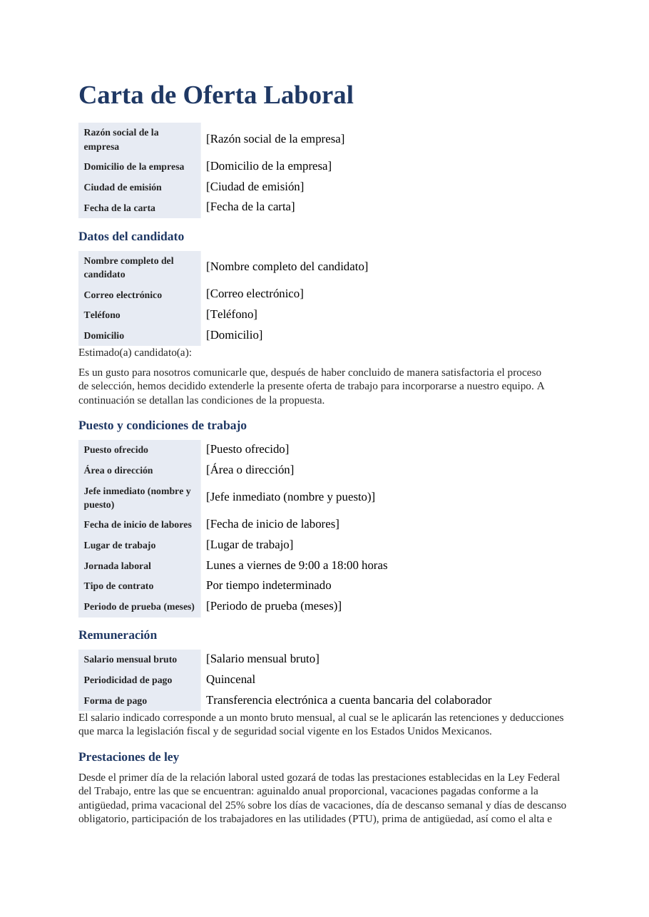 El documento que produce este formulario